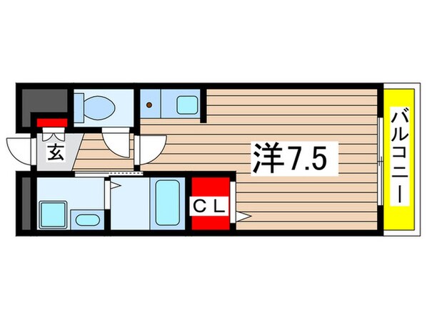 ラッキ－ベル鈴幸Ｂの物件間取画像